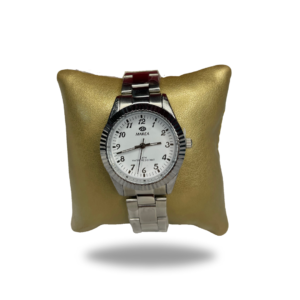 Reloj Mujer Marea Plateado Clásico con Esfera Blanca